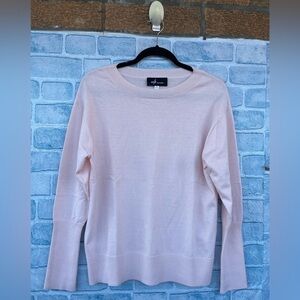 Soft by naadam cotton blend pale pink sweater XS